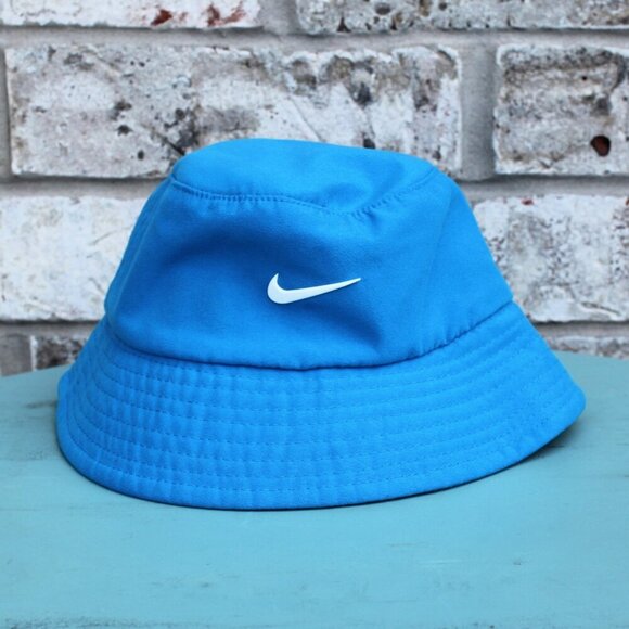Infant Nike Bucket Hat Blue with Chin Strap - Picture 1 of 6